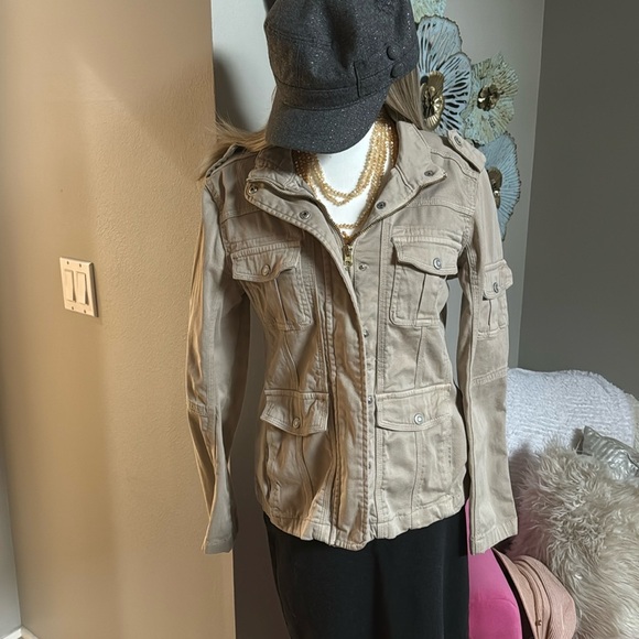 Kensie tan utility jacket size medium - Picture 1 of 8